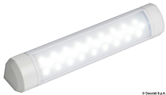 Luce LED 12/24 V 1,8 W 3500 K angolare